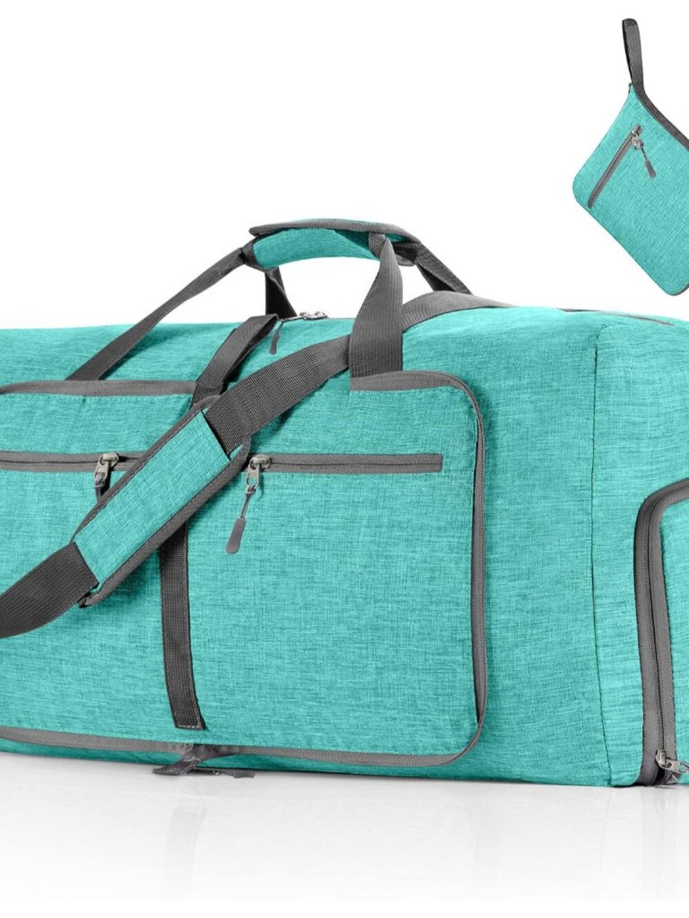 65L/85L/115L Foldable Travel Duffle Bag with Shoe Compartment